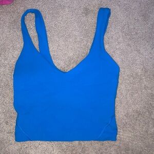 Lululemon Vibrant Pool Blue Tank Top